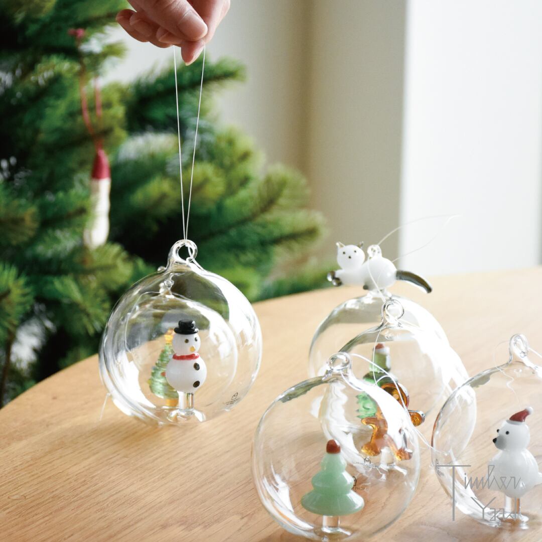 【ONLINE限定】クリスマスボール スノーマン / Φ8cm / Christmas Tales / Christmas ball snowman / ICHENDORF MILANO(イッケンドルフ ミラノ）/ クリスマスオーナメント / 正規販売店 [4]