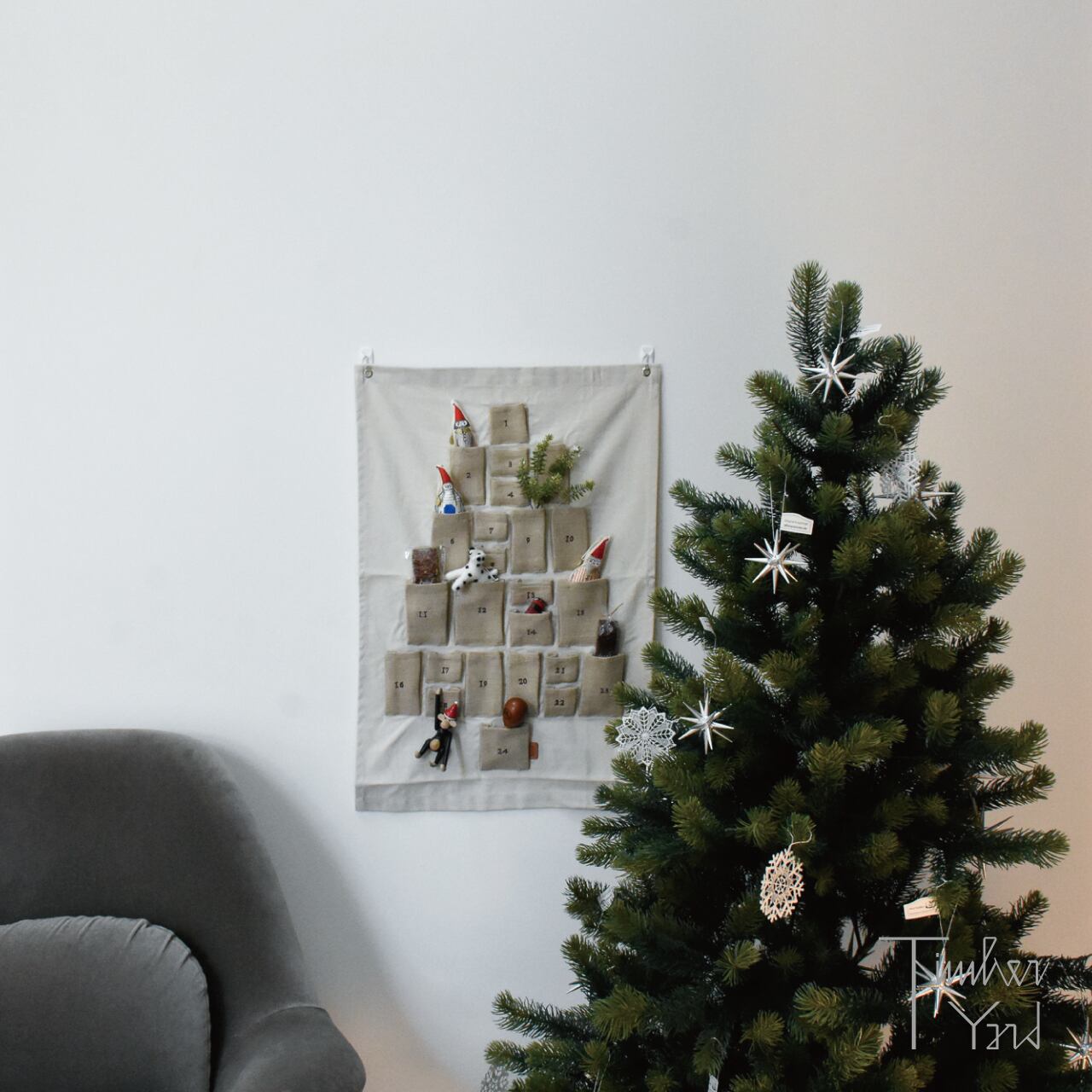 【ONLINE限定】Pine Christmas Calendar - Mini - Natural / パイン クリスマスカレンダー - ミニ - ナチュラル / ferm LIVING（ファームリビング）/ アドベントカレンダー / ユールカレンダー / 正規販売店 [4]