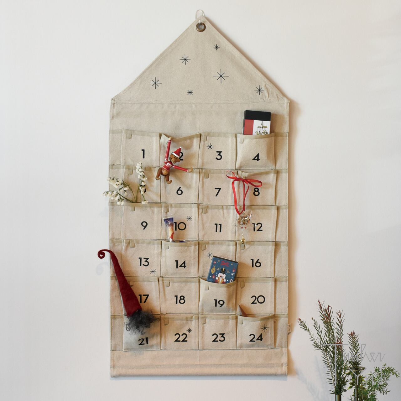 【ONLINE限定】Star Christmas Calendar - Sand / スター クリスマスカレンダー / ferm LIVING（ファームリビング）/ アドベントカレンダー / ユールカレンダー / 正規販売店 [4]