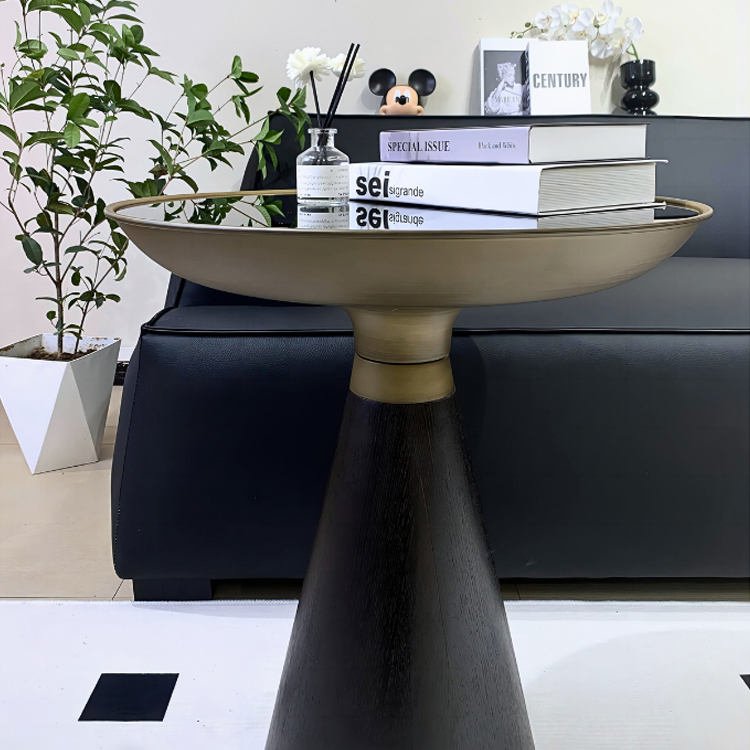 サイドテーブル ガラス天板 テーブル おしゃれ hmx-5096 [3]