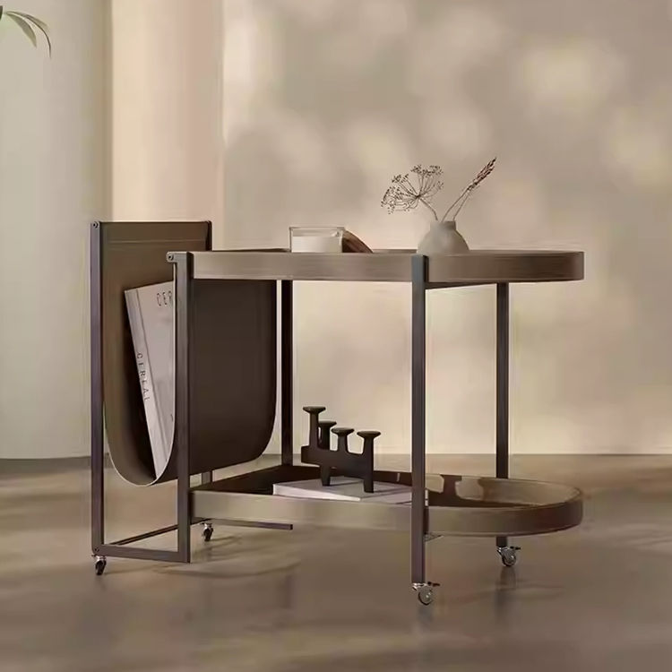 サイドワゴンサイドテーブル リビング 幅40 キャスター付き テーブル おしゃれ hmx-5099 [3]