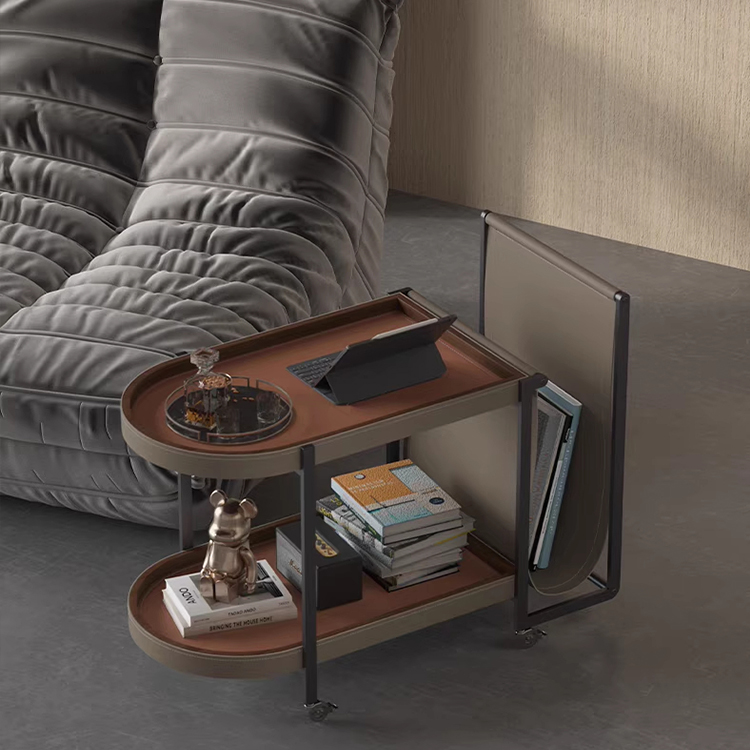 サイドワゴンサイドテーブル リビング 幅40 キャスター付き テーブル おしゃれ hmx-5099 [5]