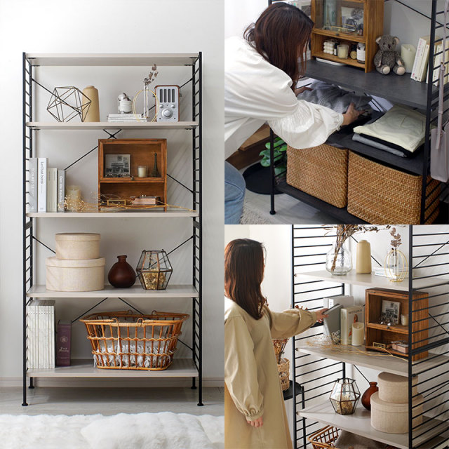 おしゃれ スチールラック 5段ラックタイプ ジュリオ [5]