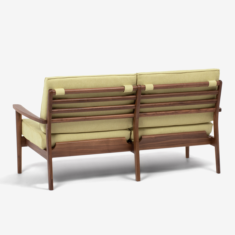 ソファ「シネマN2」幅160cm ウォールナット材 カバーリング仕様 布全9色 [3]