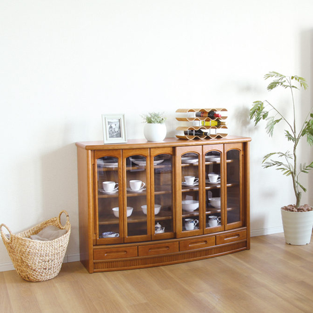 浜本工芸　サイドボード「No.1950」ナラ材 DO色［No.1950］ [2]