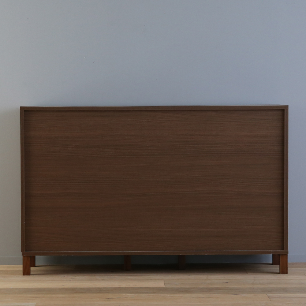 マガジンラック「レッチェ」幅143cm ウォールナット材 [5]