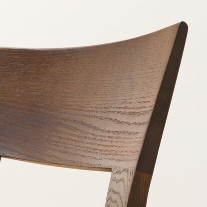 カバー付きダイニングチェア(クウト2 GY/MBR) [4]