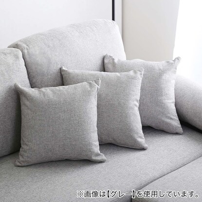 布張りツートン5人掛けコーナーカウチソファ (IV) [5]