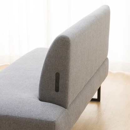 傷・汚れに強いファブリック リビングダイニングソファ(LD2 右コーナーソファセット/NSF-MGY） [5]