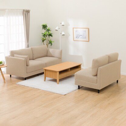 傷・汚れに強いコーナーソファセット(CS01 Nシールド布 H-BE) [5]