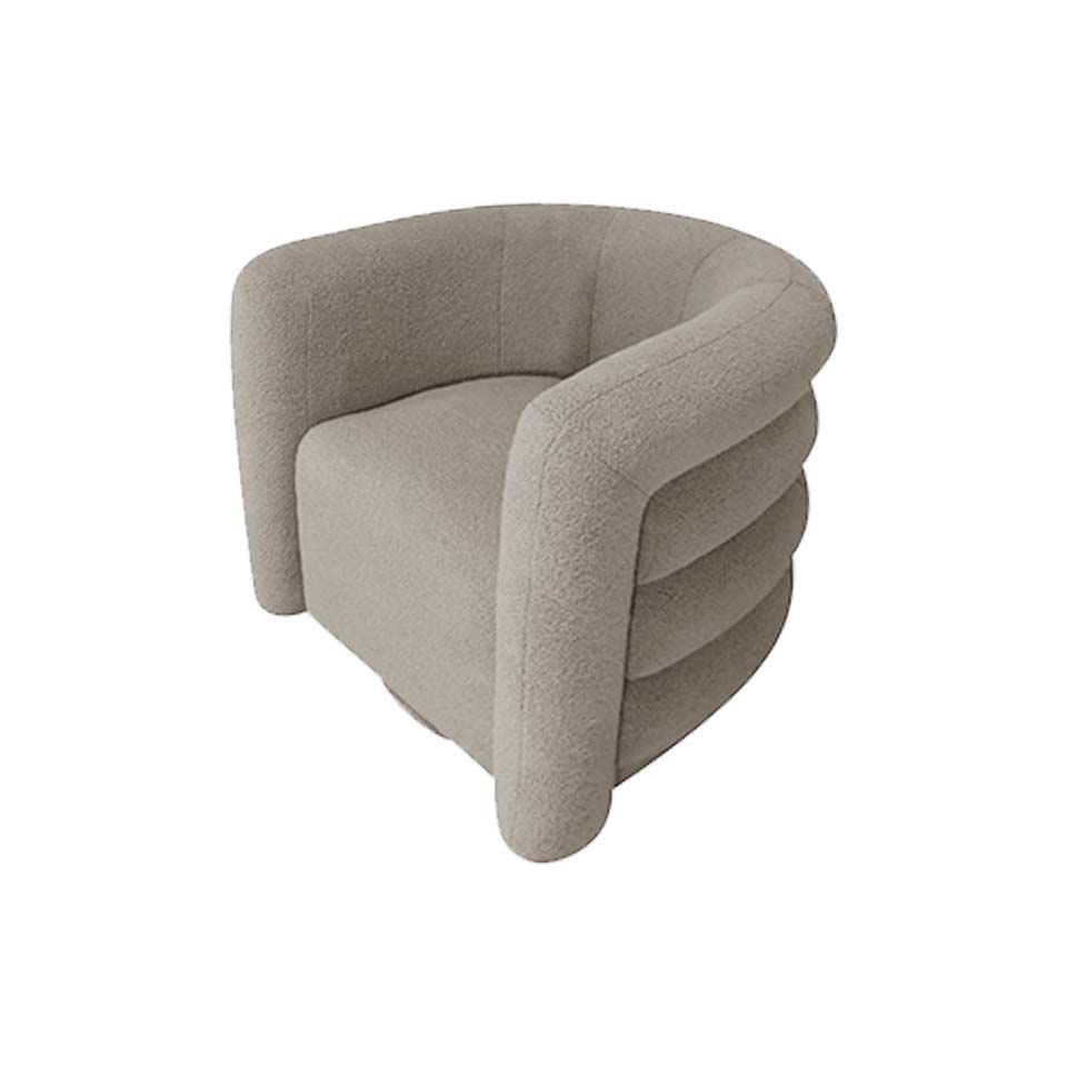 スウィベルチェアUP2321023【送料無料】グレー [2]