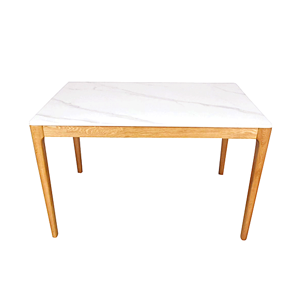 ダイニングテーブルCST-YB302-120【送料無料】ホワイト/オーク [2]