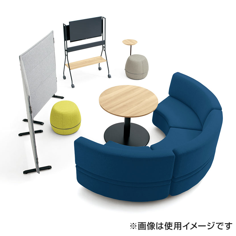 LS-WFS09LC | WORK FRAN ワークフラン オフィスソファ 組み合わせソファ 肘置き(大) プレーンクロス オフィスラウンジ 幅340×奥行420×高さ220mm プラス(PLUS) [3]