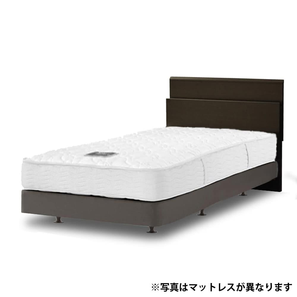 ［シモンズ］　シングルベッド　ノエマスリムシェルフ　ダブルクッション　ダーク／　6.5インチゴールデンバリュー?　AB16S03 [2]