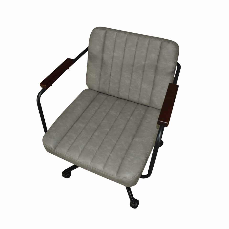 オフィスチェア90-529G OF【送料無料】グレー [4]