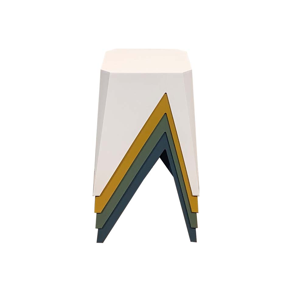 【同色2脚組】スツール1806【送料無料】グレー [5]