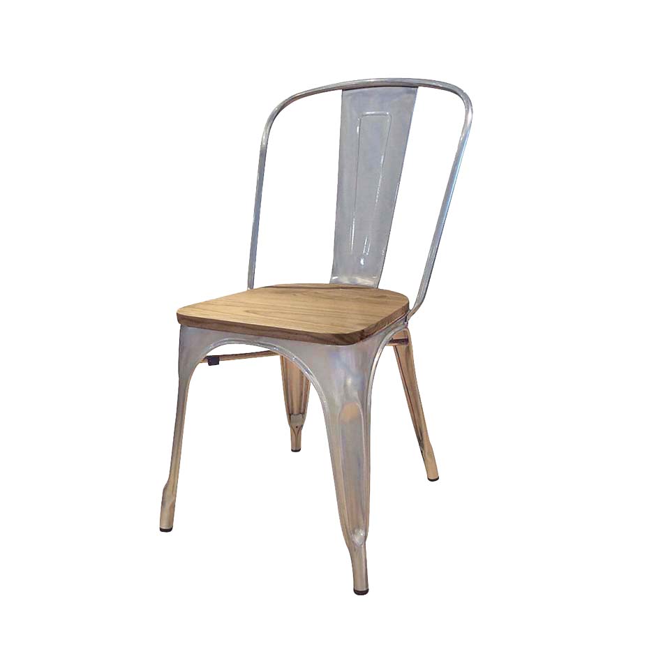 チェアT3534M1【送料無料】ガルバナイズド/ナチュラル [2]