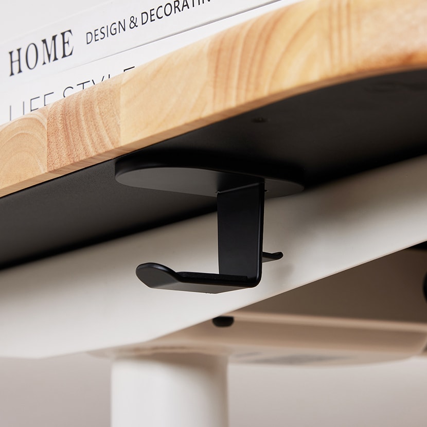 【ホワイト:6月下旬入荷予定】[オプション]COFOマグネットフック デスクアクセサリー 机下収納 COFO M.Hook FCD-HW/FCD-HB [4]