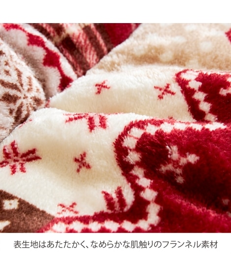 【洗える】パッチワーク柄省スペースこたつ掛け布団 [4]