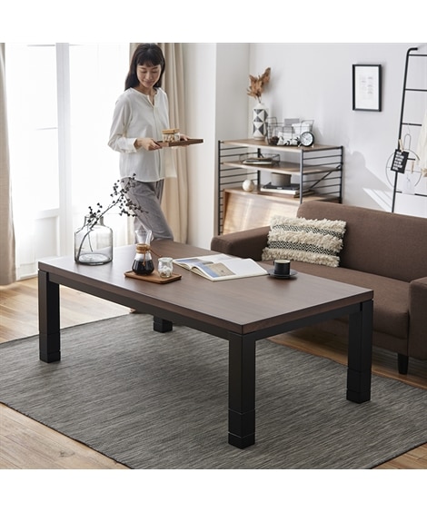 ４段階に高さ調節可能なモダンなこたつテーブル [4]