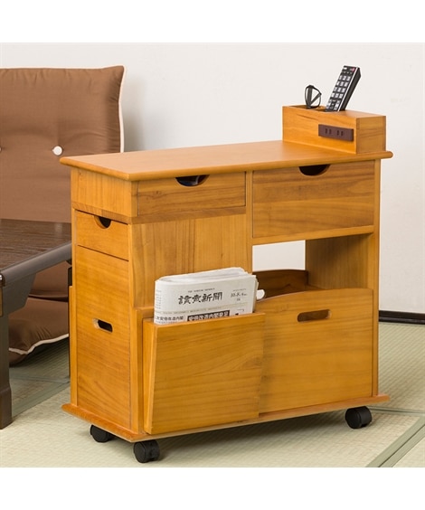 ソファーサイドすっ桐ワゴン [5]