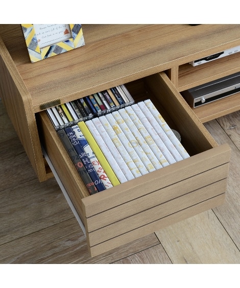 ウォールナットの風合いとレトロなデザインテレビ台 [4]