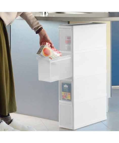 【日本製】隙間収納キッチンチェスト【幅14cm】 [3]