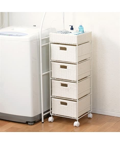 ラタン調のランドリーチェスト [2]