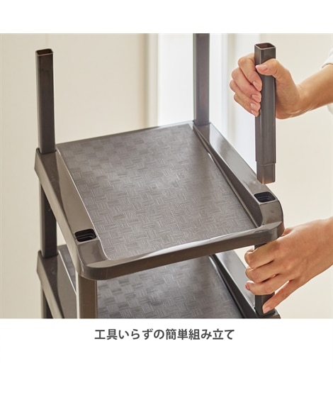 【日本製】スッキリ収納！タワー型シューズラック [5]