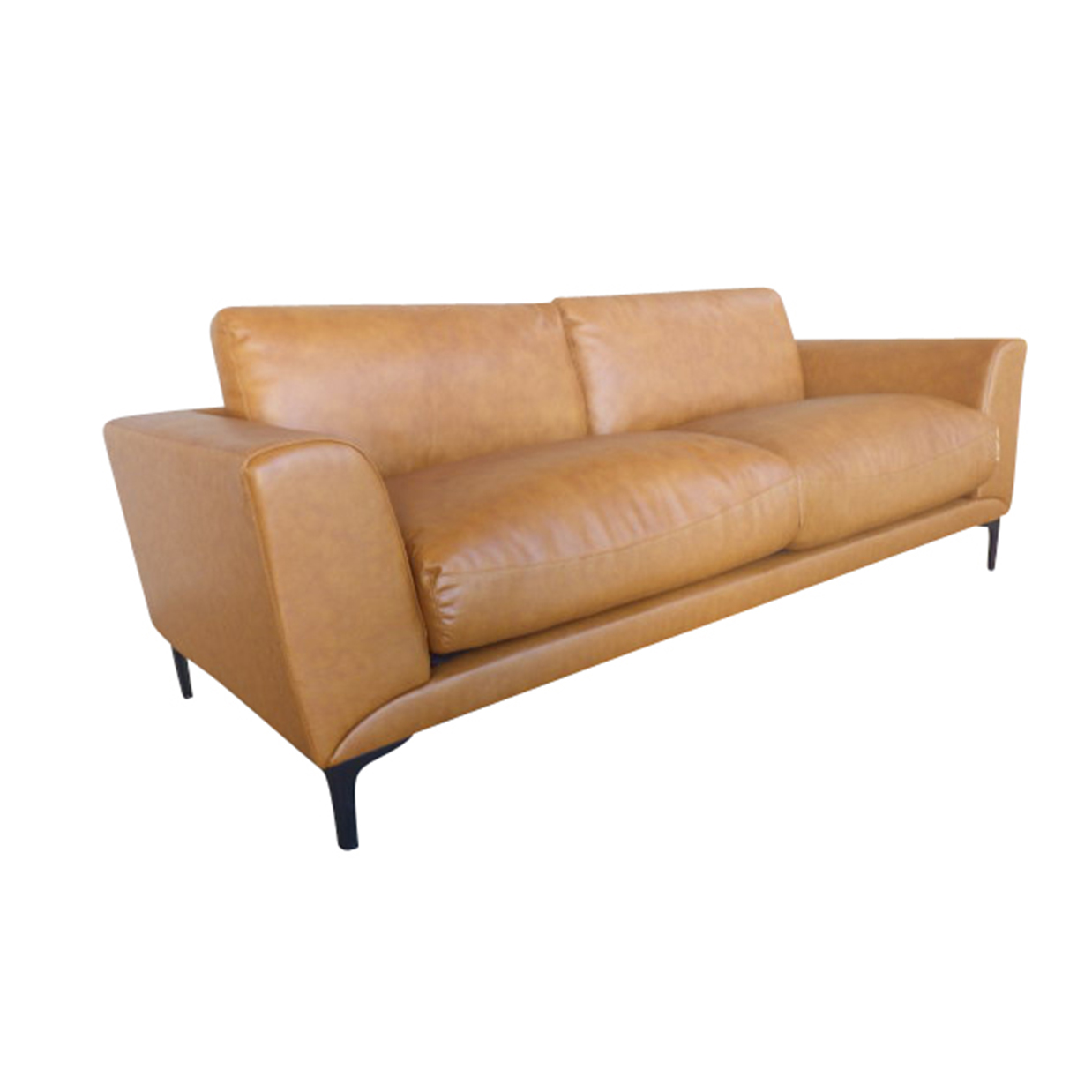 ソファ【本革】S8060【送料・開梱設置無料】キャメル [3]