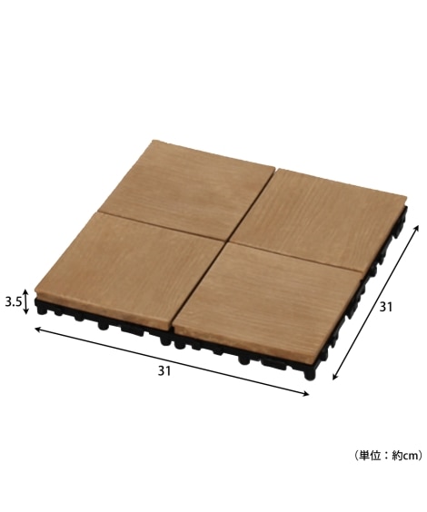 3色から選べる木目調のウッドパネル(同色セット) [5]