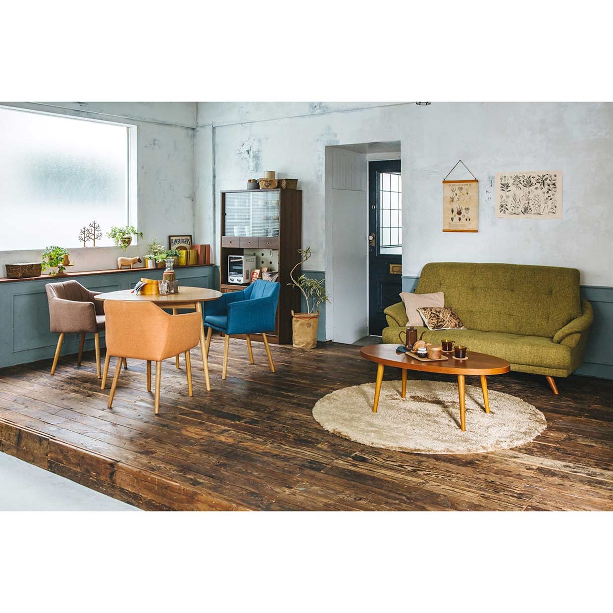 ダイニングテーブルBF2458【送料無料】オーク [3]