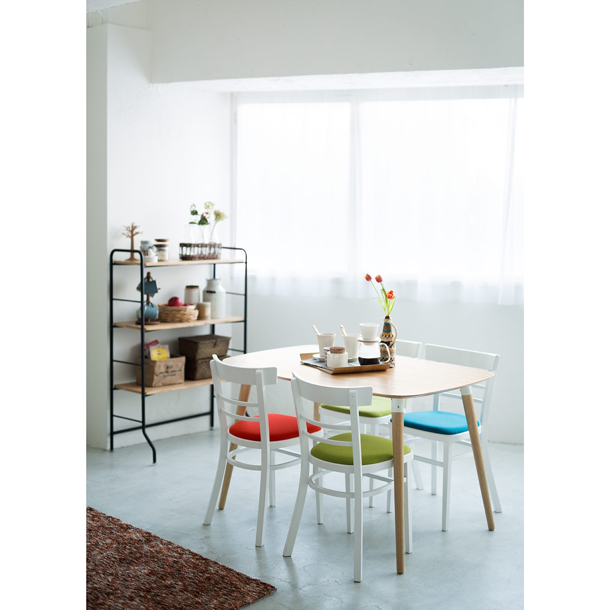 ダイニングテーブルBF7094【送料無料】オーク [5]