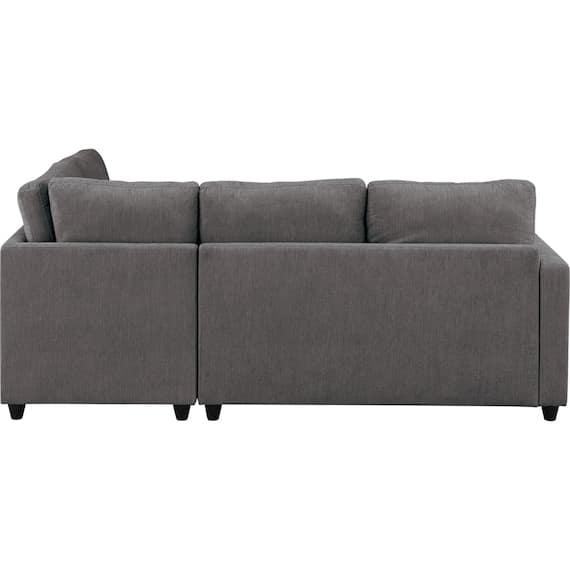 布張りコーナーソファ(ノアーク2 LC 撥水加工タイプ DGY)　<N> [5]