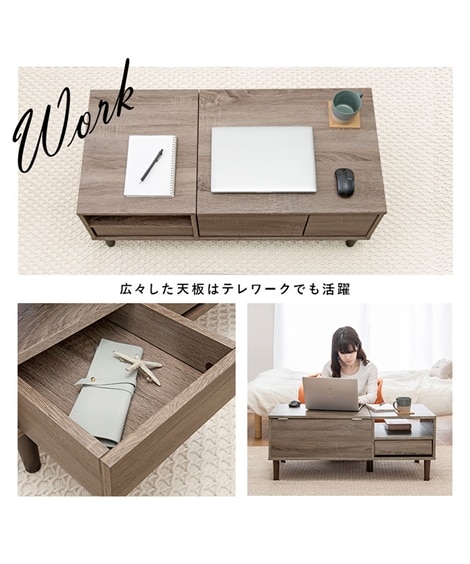 可動ミラー付き2WAYドレッサーテーブル [5]