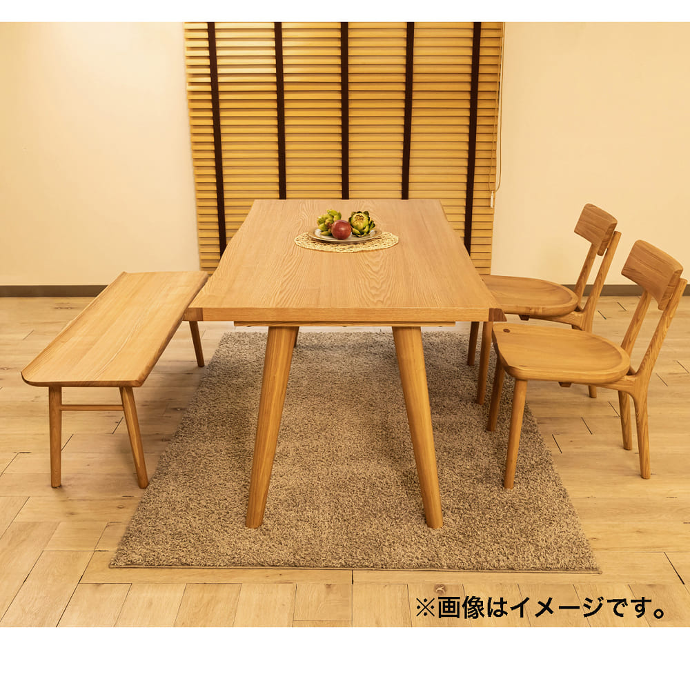 ダイニングテーブル　クラフト　１５０テーブル　ハ脚　ＤＢＮ [4]