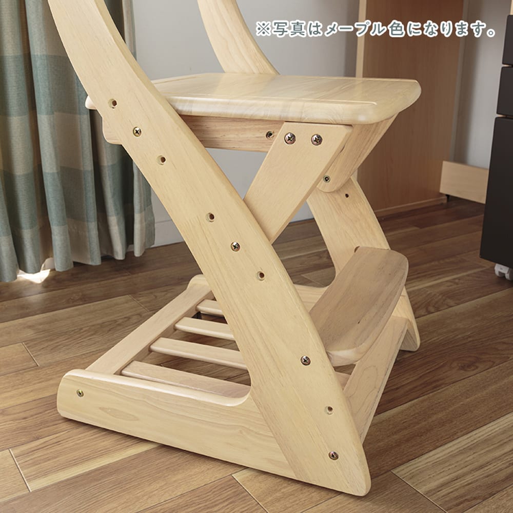 木製チェア　ＷＣ−１６ＭＢ（ミドルブラウン） [5]