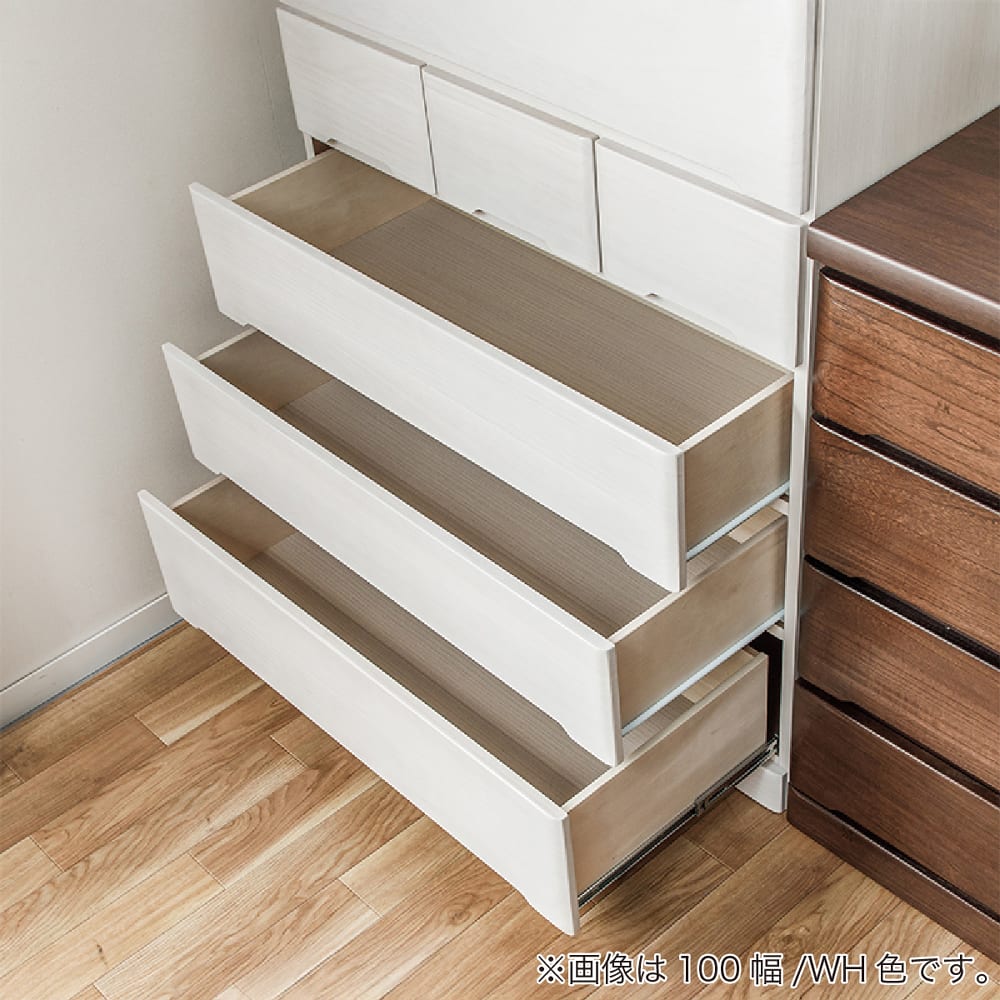 ミドルチェスト　マースト120-5　ホワイト [4]