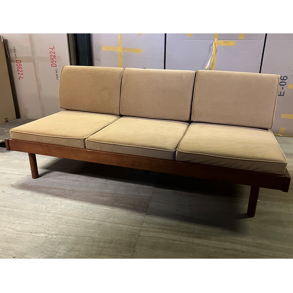 【アウトレット】ソファYU9279 3人掛け【送料・開梱設置無料】ライトブラウン [2]