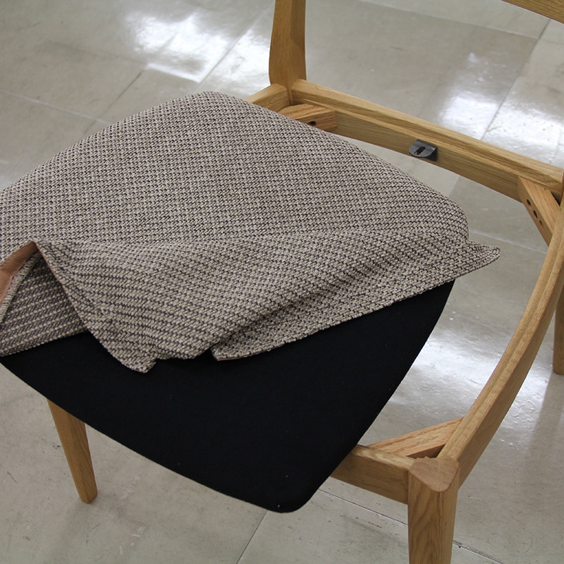 ダイニングアームチェア ネージュ DA-2904 NA/シャームBR 浜本工芸 【大型商品配送便でのお届け】 ※納期5週間～ [2]