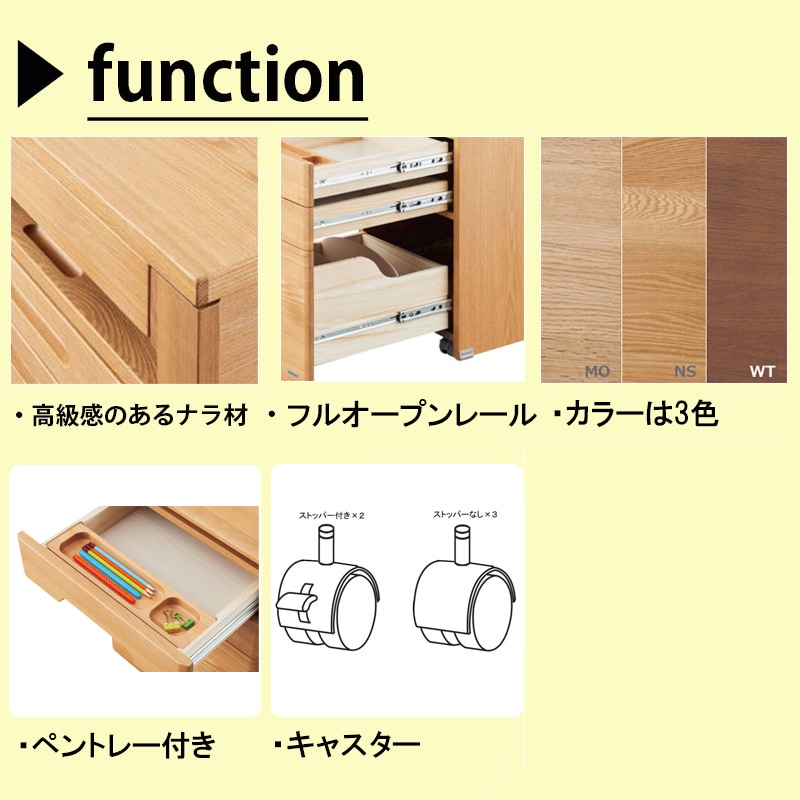 ワゴン　BEENO BDW-135 MO/BDW-065 NS/BDW-165 WT コイズミ【大型商品配送便でのお届け】 [4]