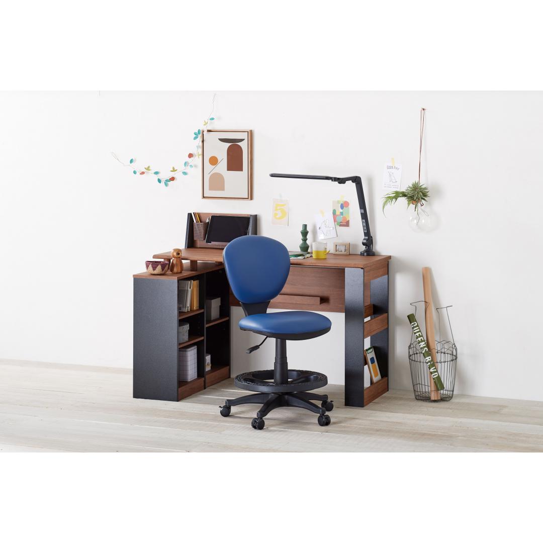 楽組L型デスク　NフレンディⅢ-CR　MBR/BK [2]