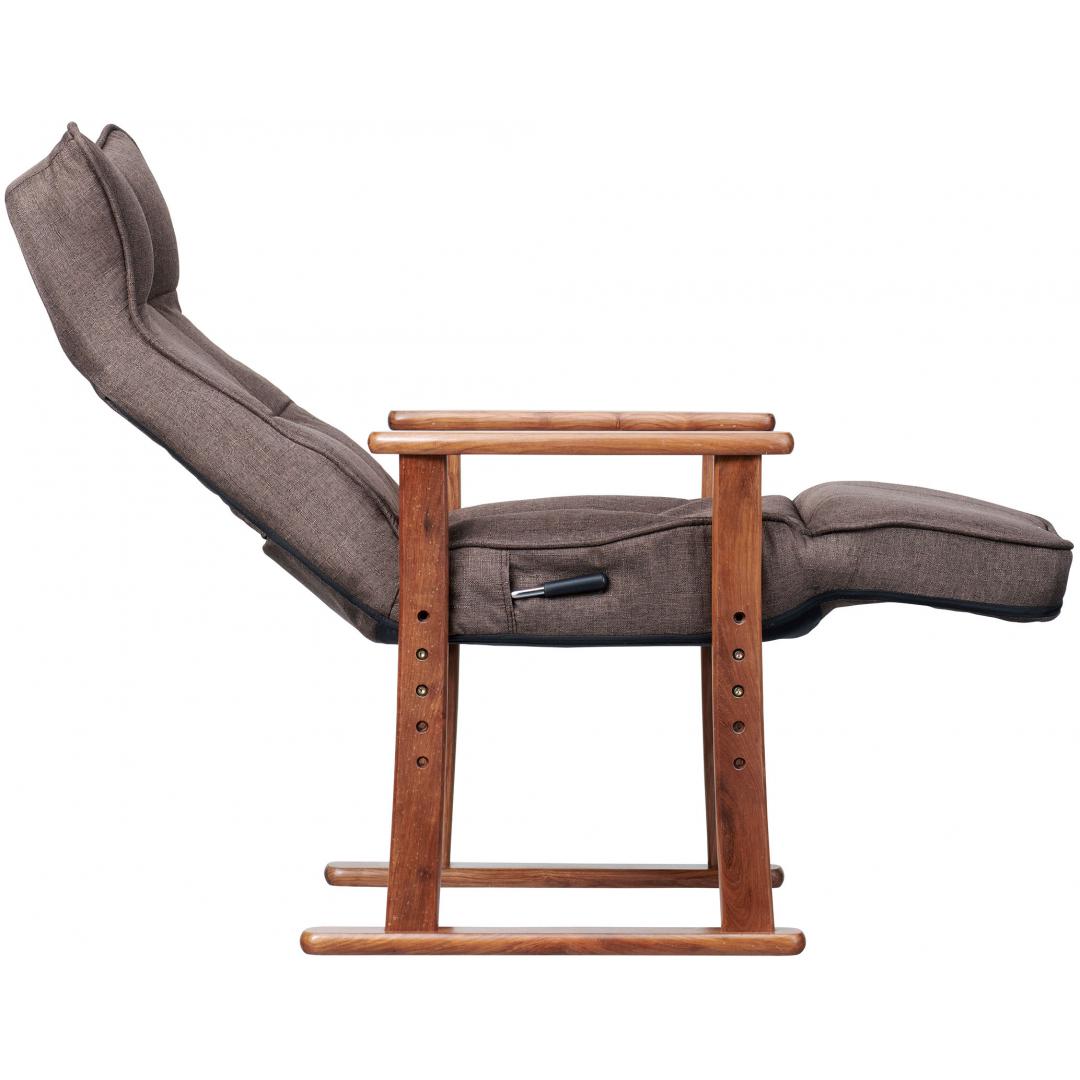 レバー式オットマン付き高座椅子　Nふうが　BR [3]