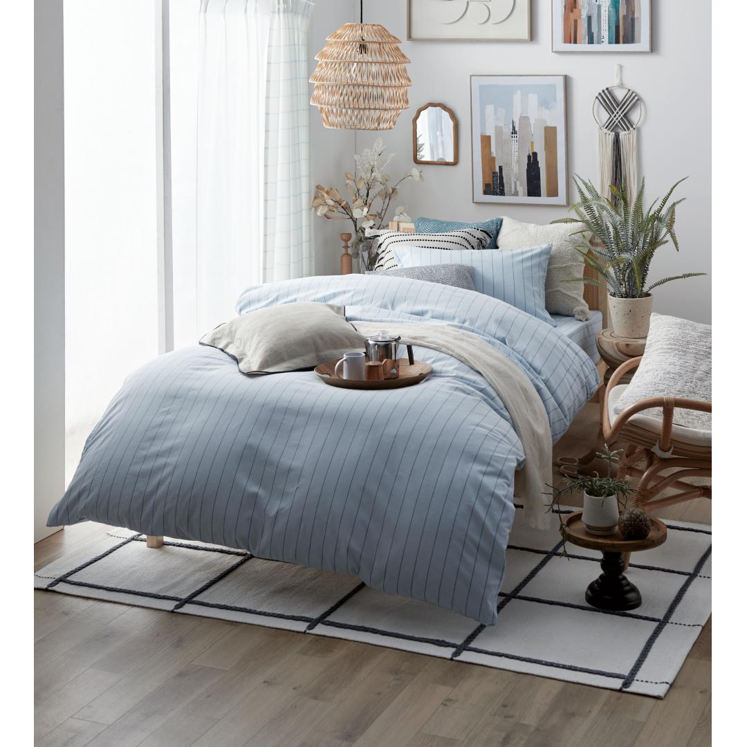 枕カバー　レイBL　(43×63) [3]