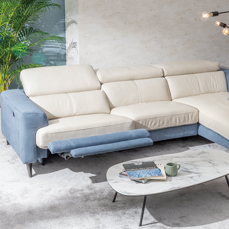 電動カウチ FORMA/フォルマ 2.5EL1USA/1.25COUR NC156/MAD08 MLG1482 24L ※カウチの向き選べます。【大型商品配送】 [2]