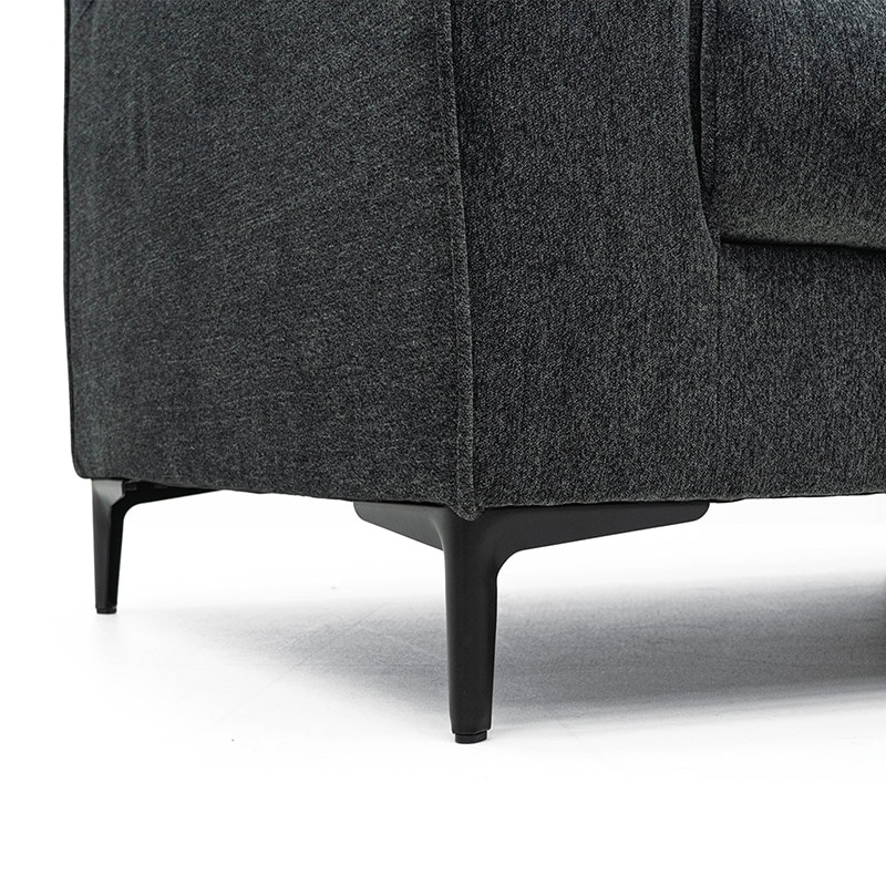 カウチソファ ハーパー 2PR+CL スマートカウチ BK【大型商品配送便でのお届け】 ※カウチの向き選べます。 [4]