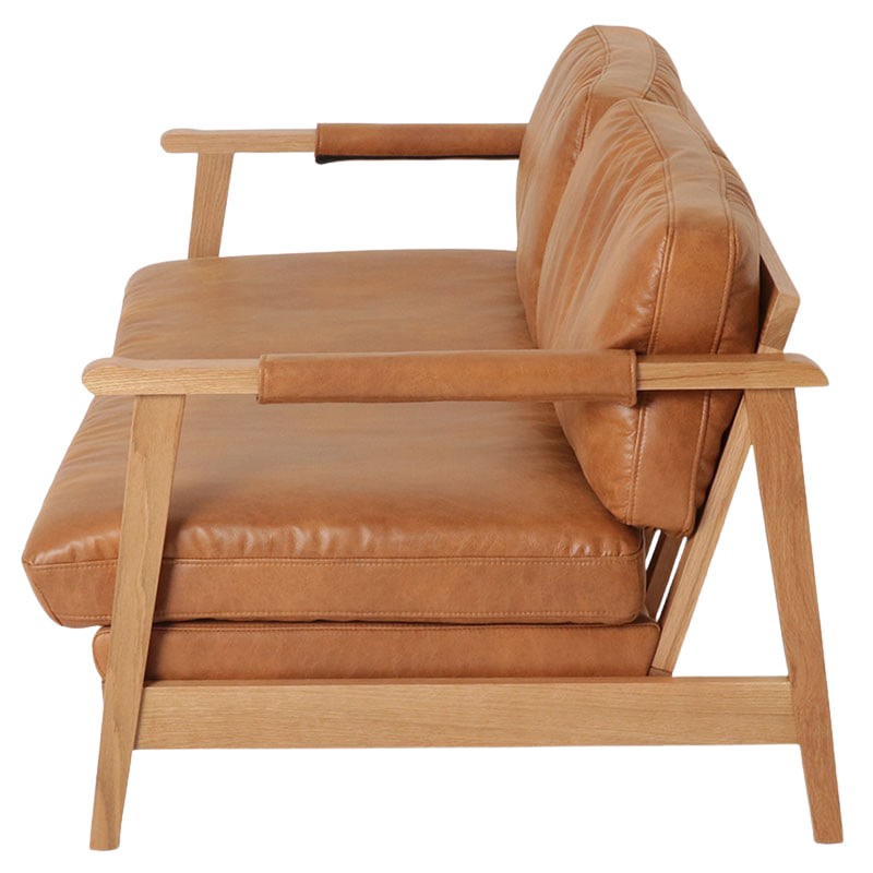 2人掛ソファ ベイク 2Pミドル CAM キャメル【大型商品配送】　 　 [3]