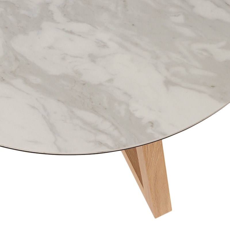 リビングテーブル 天板TSDL-080 WTC+脚TSDL-A NOK【大型商品配送便でのお届け】 [4]