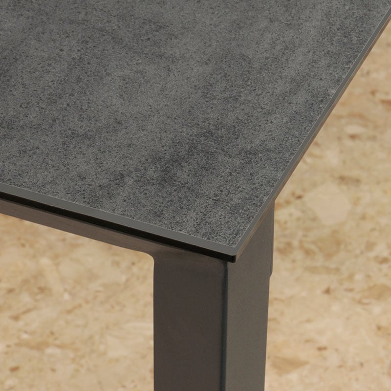 ダイニング5点セット セラミックテーブル コルドバDT ストームグレイ + チェア ポアレDC 固定脚 DGY【大型商品配送便でのお届け】 [3]