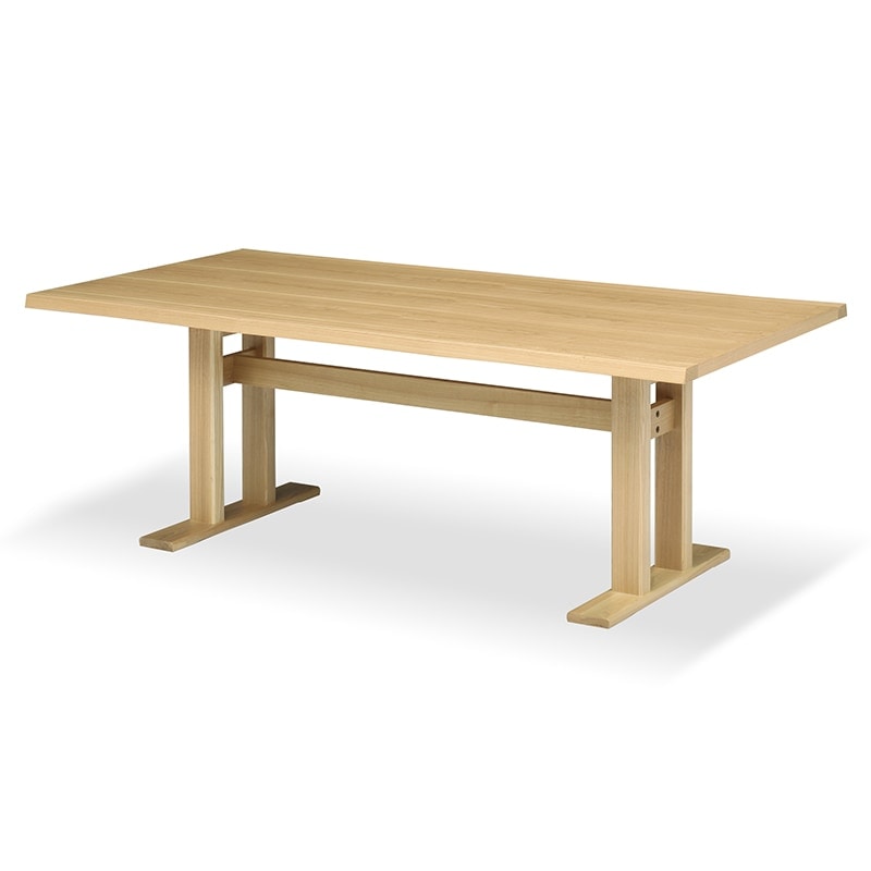 ダイニング6点セット 藍花 テーブルN.T753N(200) + チェアC753N藍色 + アームチェアC753N + ベンチB753N(180) ナチュラル色【大型商品配送便でのお届け】 [2]